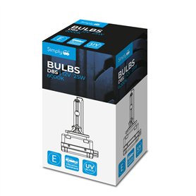 Simply D8S Ampoule xénon à décharge de gaz 12 V 25 W pour phares de véhicule – Base PK32d-1 – Compatible avec Citroën DS3