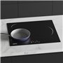 Ciarra CABBIH3-C Plaque à Induction Encastrable 59 cm, 9 Niveaux de Puissance, Verre Microcristallin, Tactile, 5600W, 3 Zones, M