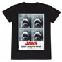 Jaws T Shirt à Manches Courtes Don´t Go in The Water Noir Unisexe
