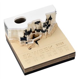 Focenat Calendrier 3D à Déchirer 2025