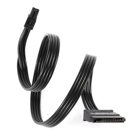 Panlouting Câble d'alimentation ATX 4 Broches vers SATA 15 Broches | 42cm | Pour Disques Durs HDD Blu-ray CD | Compatible avec C