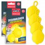SOL Lot de 4 désodorisants à suspendre pour lave-vaisselle - Parfum citron - Obtenez une vaisselle plus propre et une odeur fraî