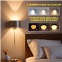LED Rechargeable USB-C avec Telecommande 3 Températures de Couleur Dimmable avec A
