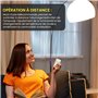 TobeBright Ampoule Batterie Rechargeable E14, LED Rechargeable USB-C avec Telecommande 3 Températures de Couleur Dimmable avec A