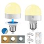 Lamptobe Ampoule Rechargeable USB avec Telecommande