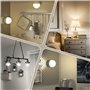 Lamptobe Ampoule Rechargeable USB avec Telecommande, 3 Températures de Couleurs Dimmable Ampoule LED E27 Base Détachable, avec A