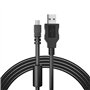 pluX Câble USB de haute qualité pour appareils photo numériques Olympus CB-USB5/CB-USB6 Fonctionne avec les modèles Olympus SP31