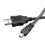 pluX Câble USB de haute qualité pour appareils photo numériques Olympus CB-USB5/CB-USB6 Fonctionne avec les modèles Olympus SP31