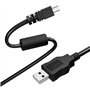 pluX Câble USB de haute qualité pour appareils photo numériques Olympus CB-USB5/CB-USB6 Fonctionne avec les modèles Olympus SP31