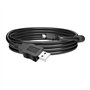 pluX Câble USB de haute qualité pour appareils photo numériques Olympus CB-USB5/CB-USB6 Fonctionne avec les modèles Olympus SP31