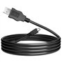 pluX Câble USB de haute qualité pour appareils photo numériques Olympus CB-USB5/CB-USB6 Fonctionne avec les modèles Olympus SP31