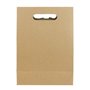 Sac Kraft Brun Avec Fenêtre Transparente Et Noeud - Paquet de 12