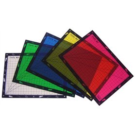 Crafty Lot de 5 tapis 50 x 36 cm