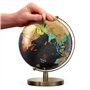 Luckies Of London | Globe à gratter | Carte du monde à gratter | Globes du monde pour adultes | Carte à gratter et carte de voya