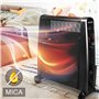 Duronic HV102 Radiateur électrique avec panneaux Mica 1500W | Ecran LCD et télécommande pour régler la température | 2 Niveaux d