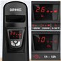 Duronic HV102 Radiateur électrique avec panneaux Mica 1500W | Ecran LCD et télécommande pour régler la température | 2 Niveaux d