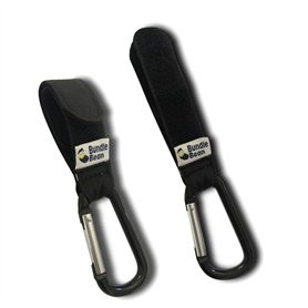 Lot de 2 clips pour poussette : attachez vos courses