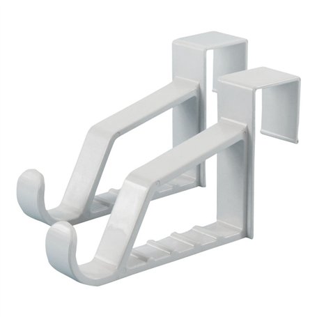 Hangerworld Lot de 2 Crochets de Porte en Plastique très résistants pour Manteaux