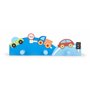 Mousehouse Gifts Porte manteau mural patères crochet en bois pour manteau voiture bleue pour une chambre de bébé ou de petit gar