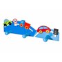 Mousehouse Gifts Porte manteau mural patères crochet en bois pour manteau voiture bleue pour une chambre de bébé ou de petit gar