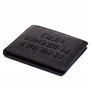 Bad Mother Fucker Portefeuille/Porte-Monnaie en Noir - 100% Cuir - Motif gaufré