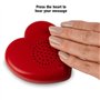 Talking Products, Module sonore Parlant en Forme de cœur avec Enregistrement en 2 Minutes Violet Parfait pour Ours en Peluche Ca