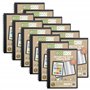 eco-eco Lot de 12 protège-documents A5 50% recyclés à 20 pochettes à spirales - Eco136 x 12
