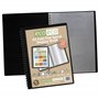 eco-eco Lot de 12 protège-documents A5 50% recyclés à 20 pochettes à spirales - Eco136 x 12