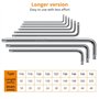 Neoteck – Lot de 9 tournevis Torx - Différentes tailles T10 T15 T20 T25 T27 T30 T40 T45 T50