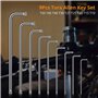 Neoteck – Lot de 9 tournevis Torx - Différentes tailles T10 T15 T20 T25 T27 T30 T40 T45 T50