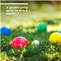 Hillington - Boules de pétanque en plastique colorées remplies d'eau, jeu d’extérieur, pour tous les âges et compétences