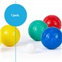 Hillington - Boules de pétanque en plastique colorées remplies d'eau, jeu d’extérieur, pour tous les âges et compétences
