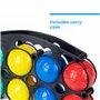 Hillington - Boules de pétanque en plastique colorées remplies d'eau, jeu d’extérieur, pour tous les âges et compétences