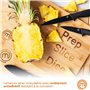 MasterChef Set Couteau Cuisine, Couteaux compris Couteau d'office, Couteau Universel et Couteau de Chef, Acier Inoxydable, Revêt