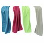 VLFit Lot de 4 Serviettes glacées en Microfibre à séchage Rapide, Super absorbantes, Ultra compactes, pour Le Sport, l'entraînem