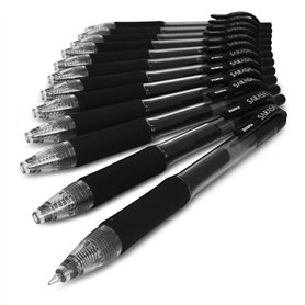 Zebra Sarasa – Lot de 3 stylos roller rétractables à encre gel 0