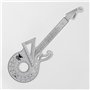 Suck UK Rockstar Règle de 15 cm, rapporteur et équerre 60° Ensemble de géométrie Transparent Incassable Règle de mathématiques e