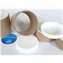 ShieldUp Lot de 6 tubes en carton solide Marron 50 mm de diamètre 3 tailles différentes 2 x 100 mm de haut 2 x 50 mm de haut 2 x