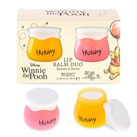 Winnie l'ourson Lot de 2 baumes à lèvres en pot de miel Disney | Mad Beauty | Senteurs de vanille et de miel | Sans cruauté enve