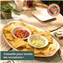 Ronds) Compostables et Jetables - Vaisselle de Pique-nique et d'Extérieur Écologiqu