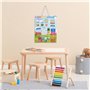 chuckle - Calendrier Magnétique pour Enfants avec Saisons, Dates Et Météo (en Français) - 40x32 cm - Outil d'apprentissage Ludiq