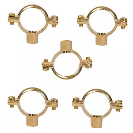 TC Lot de 5 colliers de serrage M10 en laiton massif 15 mm