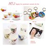 A-SUB Lot de 100 feuilles de papier de sublimation pour tasse - 120 g/m² - 102 x 241 mm - Compatible avec imprimantes à sublimat