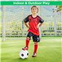 ADEPTNA Lot de 3 mini ballons de sport gonflés,Ballon de football américain,Ballon de rugby,Jouets en peluche d'intérieur et d'e
