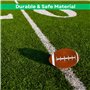 ADEPTNA Lot de 3 mini ballons de sport gonflés,Ballon de football américain,Ballon de rugby,Jouets en peluche d'intérieur et d'e