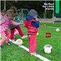 ADEPTNA Lot de 3 mini ballons de sport gonflés,Ballon de football américain,Ballon de rugby,Jouets en peluche d'intérieur et d'e