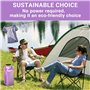 Sac Lave-Linge Manuel et Corde à Linge Rétractable - Sac de Voyage et Lavage Portable - Machine à Laver de Camping Durable