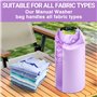 Sac Lave-Linge Manuel et Corde à Linge Rétractable - Sac de Voyage et Lavage Portable - Machine à Laver de Camping Durable