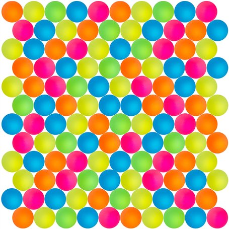 THE TWIDDLERS 120 Mini Jouets de Balles Rebondissantes Fluo (25mm) pour Garçons & Filles - Kermesse