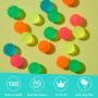 THE TWIDDLERS 120 Mini Jouets de Balles Rebondissantes Fluo (25mm) pour Garçons & Filles - Kermesse, Anniversaires, Pochettes Su